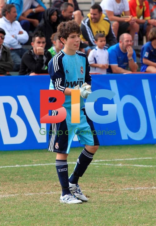 Luca Zidane playing for Real Madrid youth team