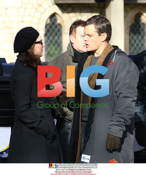 Matt Damon & Clint Eastwood film 'Hereafter' in London