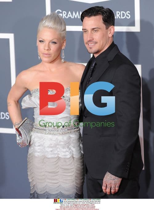 Pink & Carey Hart at 52nd Annual GRAMMYs