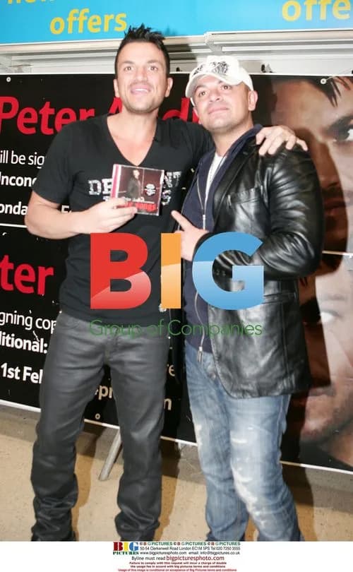 Peter Andre Signing 'Unconditional Love Songs' at Tesco