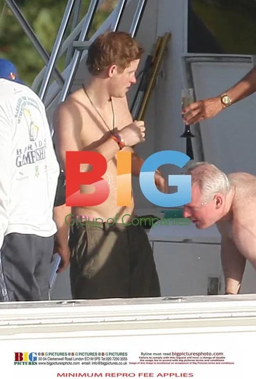 Prince Harry Fishing on Boat in Caribbean