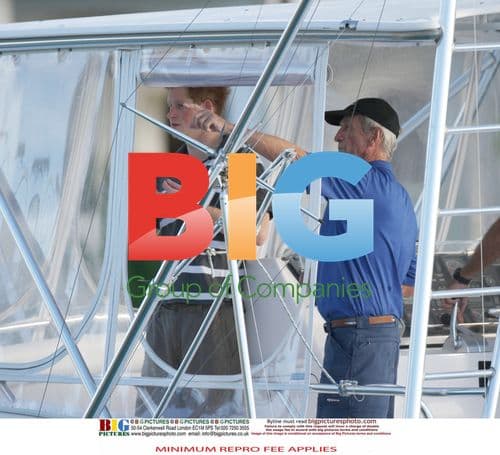 Prince Harry Fishing in Caribbean