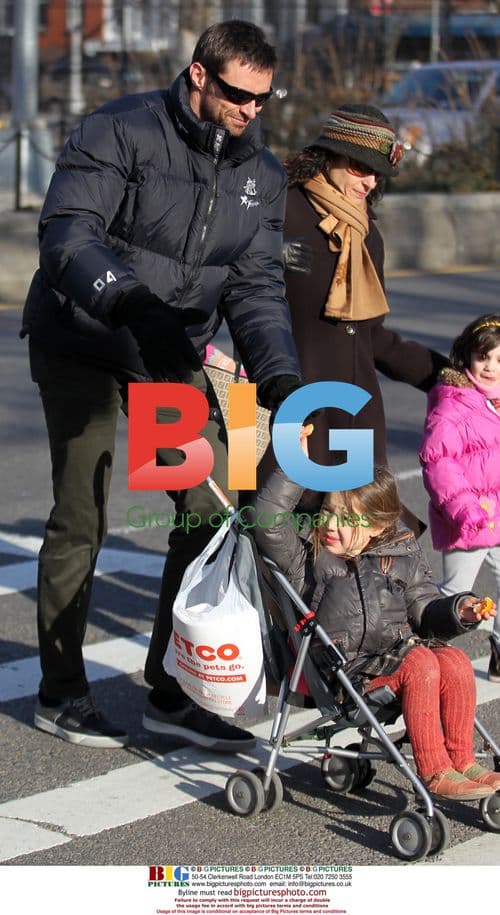 Hugh Jackman Picking Up Daughter Ava from School