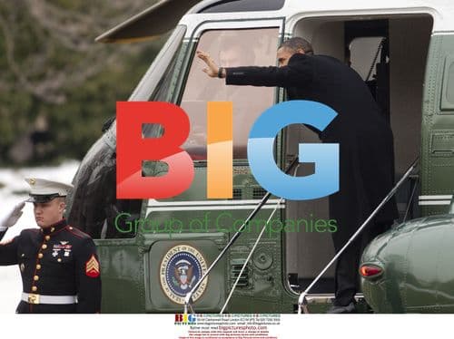 Obama Departs White House