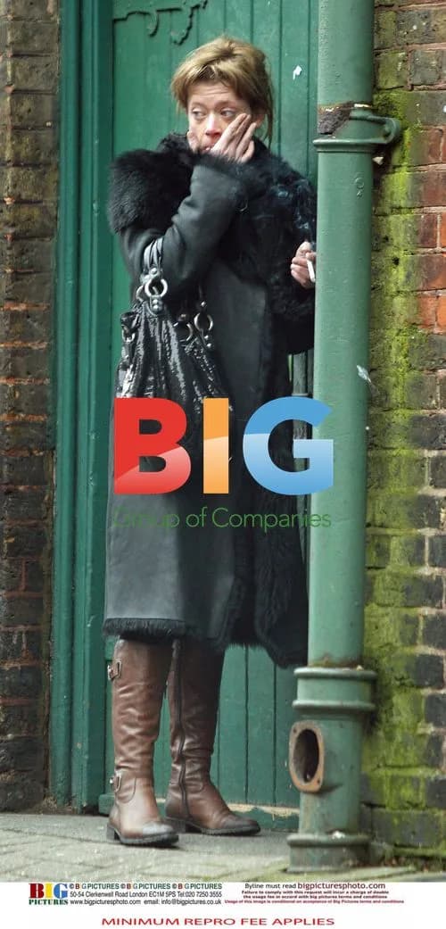 Actress Hannah Waterman Smoking in London