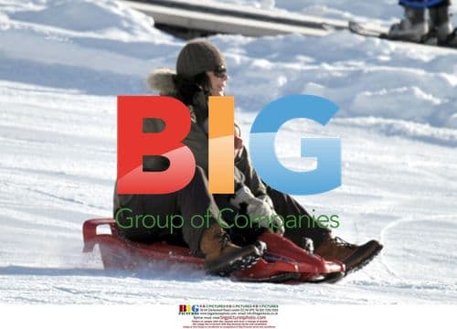 Frederik of Denmark Skiing with Family in Verbier