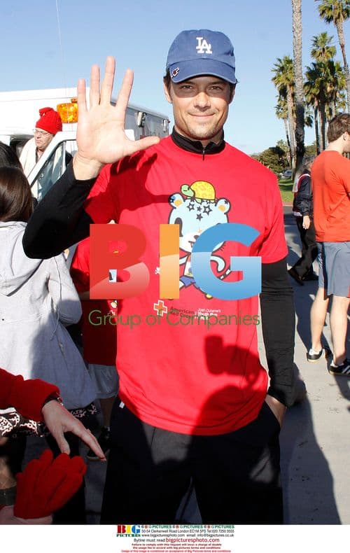Josh Duhamel at Haiti Fundraiser Run