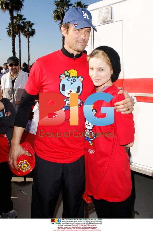Josh Duhamel and Dianna Agron at Youth Run 4 Haiti