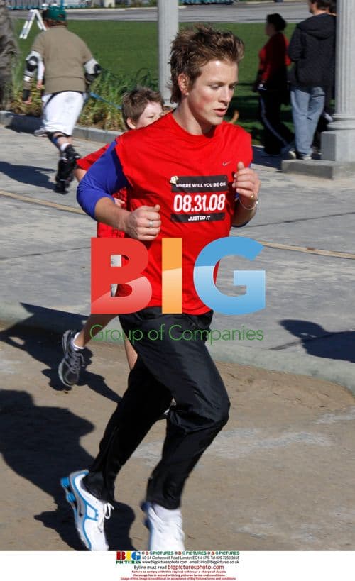 Charlie Bewley at Youth Run 4 Haiti