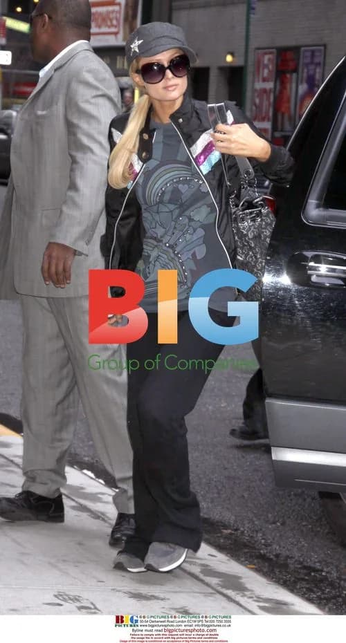 Paris Hilton at 'The Late Show'