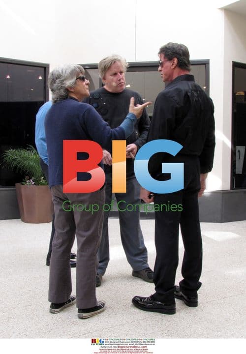 Stallone, Busey, and Hairdresser in Beverly Hills