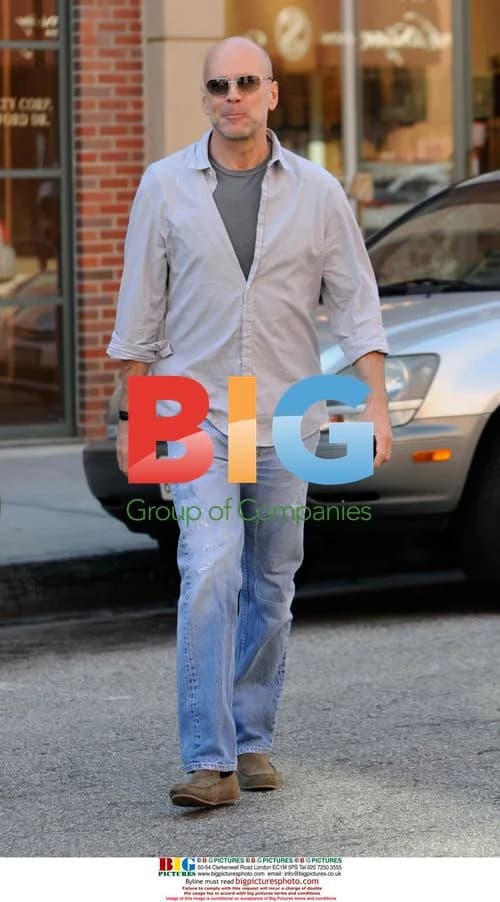 Bruce Willis spotted in Beverly Hills
