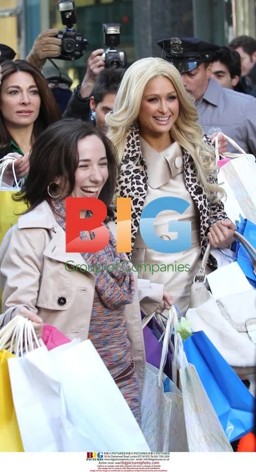Paris Hilton Filming Commercial in NYC