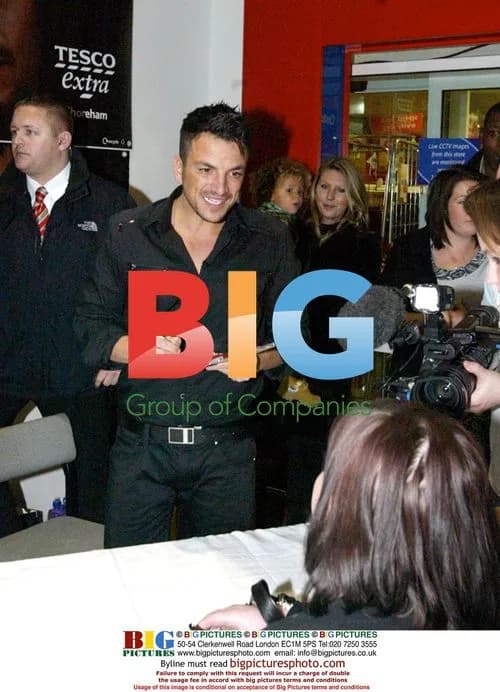 Peter Andre Album Signing in Shoreham, UK