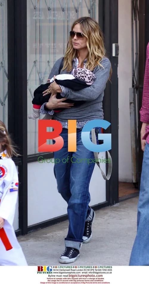 Heidi Klum Takes Daughter to Martial Arts Class