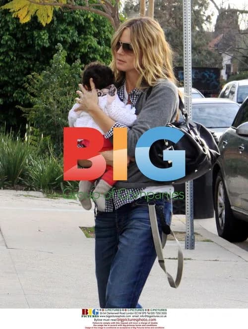 Heidi Klum Brings Newborn to Martial Arts Class