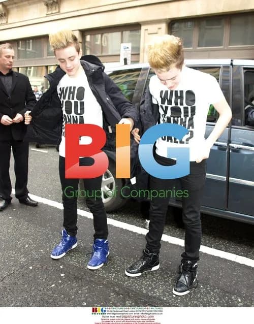 Jedward Appearance at BBC Radio 2 in London