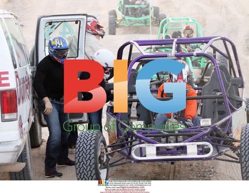 Katie Price and Alex Reid Riding Sand Buggies in Nevada Desert