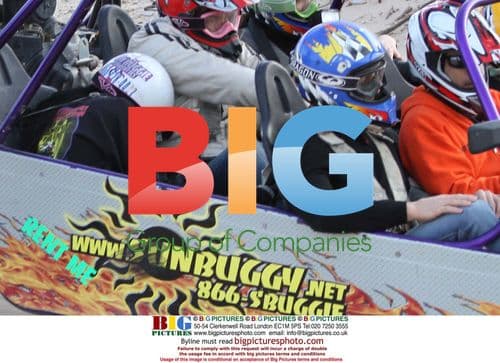 Katie Price and Alex Reid Riding Sand Buggies