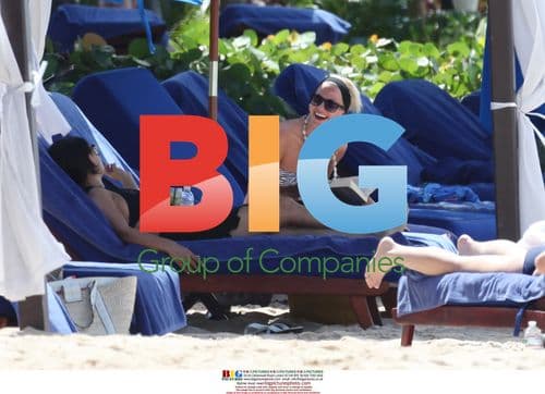 Sarah Harding on Caribbean Holiday