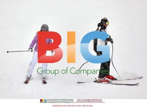 Geri Halliwell Skiing with Boyfriend