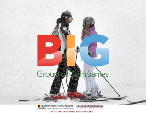 Geri Halliwell Hits the Slopes