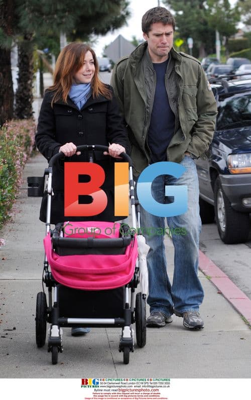 Alyson Hannigan and Family in LA