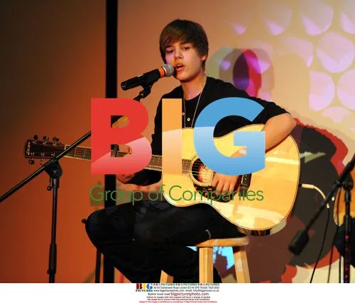 Justin Bieber Performing on Stage