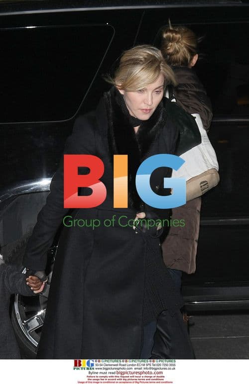 Madonna with Kids at Kabbalah Center