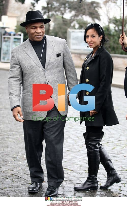 Mike Tyson and wife visit Rome