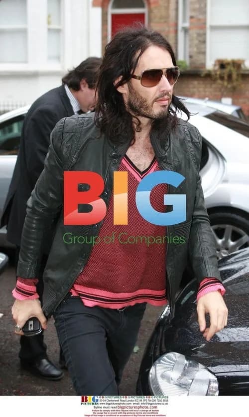 Russell Brand Arriving Home
