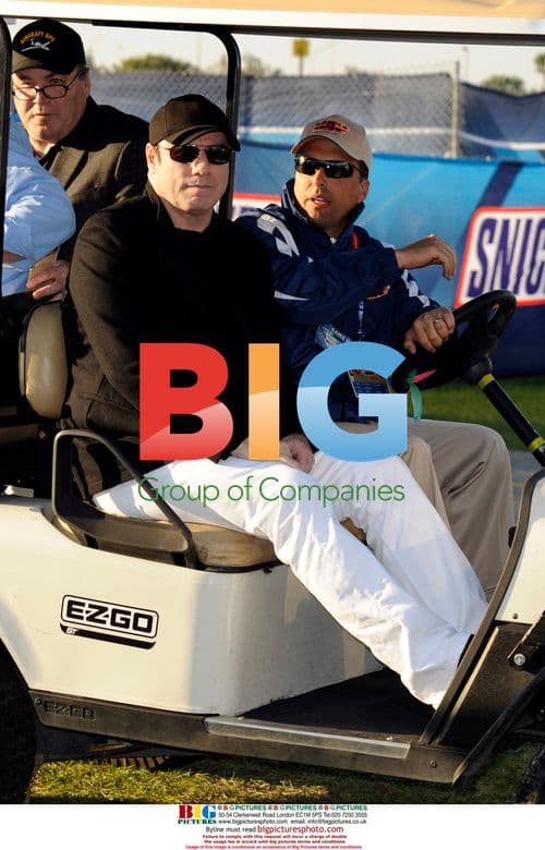 John Travolta at Super Bowl XLIV