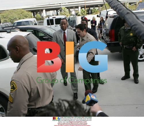 Dr Conrad Murray Arrives at LAX Court