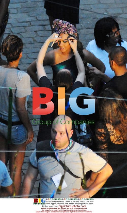 Alicia Keys and Beyonce Filming Music Video