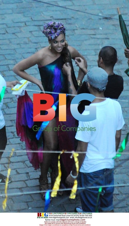 Alicia Keys & Beyonce Filming Music Video