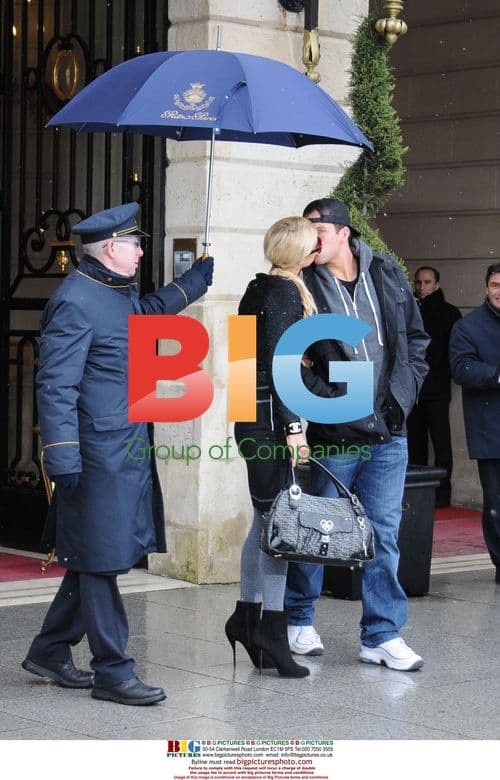 Paris Hilton and Doug Reinhardt in Paris