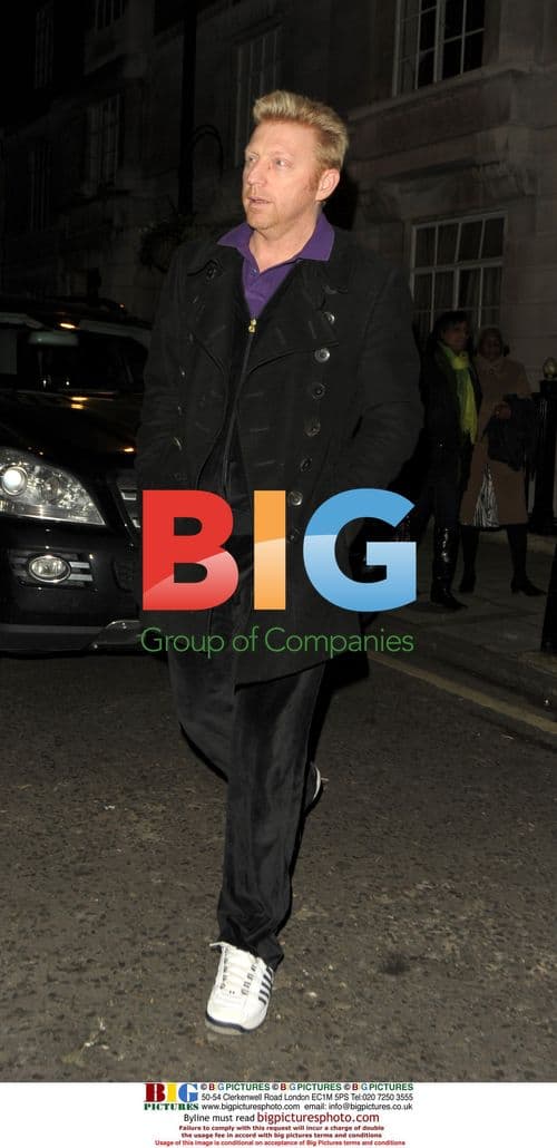 Boris Becker Visits Family in London