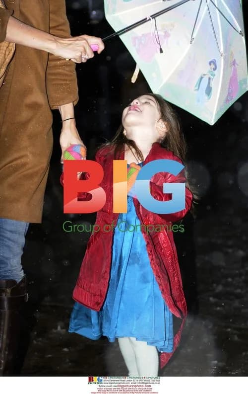 Katie Holmes and Daughter Suri Brave NYC Snow