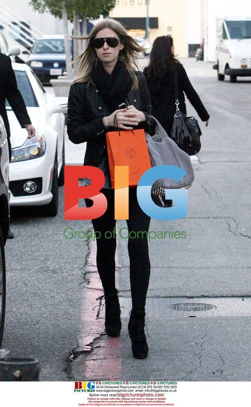 Nicky Hilton shopping at Hermes Paris