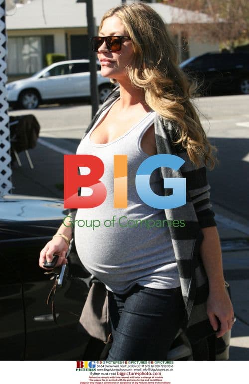 Pregnant Rebecca Gayheart Seen Out
