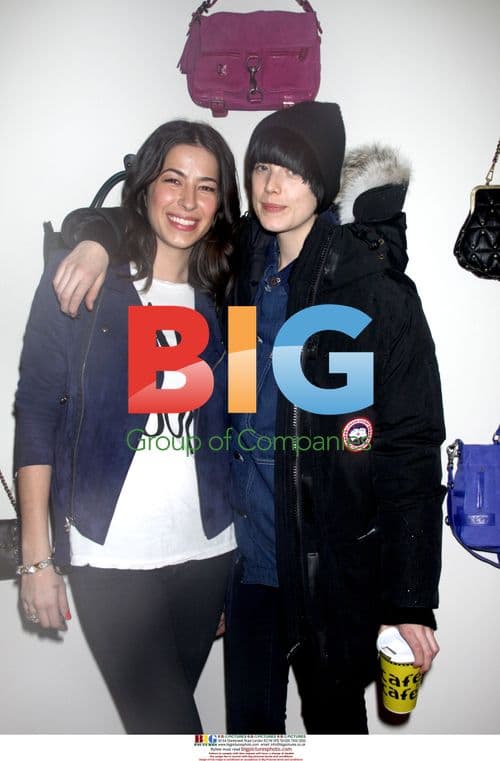 Rebecca Minkoff and Agyness Deyn at Showroom