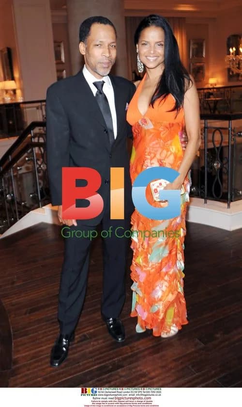 Radcliff Bailey and Victoria Rowell at Starfish Ball