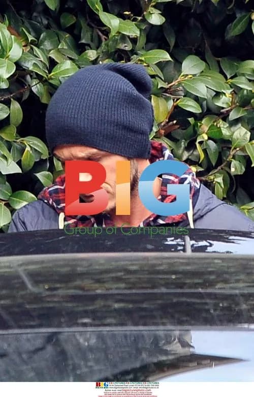 David Beckham Gets Into Car in Milan