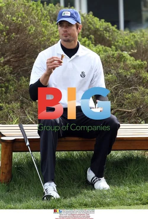 Josh Duhamel Plays in Golf Tournament