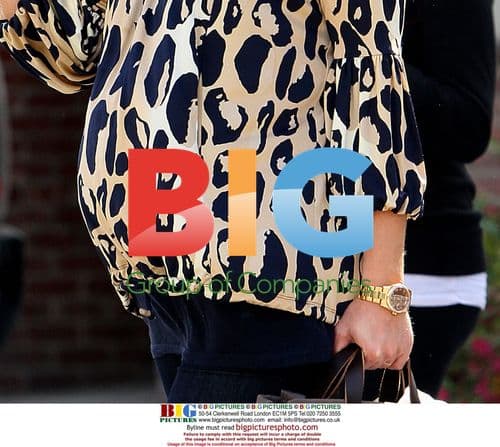 Pregnant Actress Rebecca Gayheart Shopping in Beverly Hills