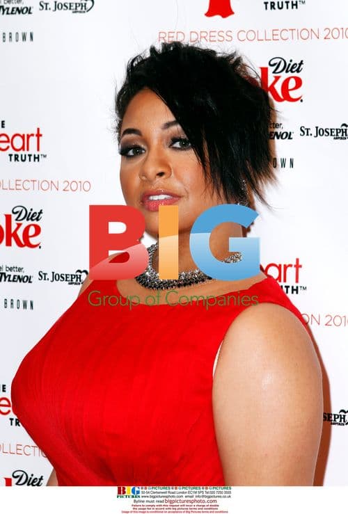 Raven-Symone Backstage at MBFW Fall 2010