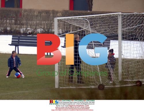 David Beckham with Kids in Milan