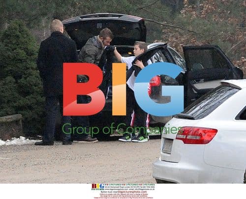 David Beckham with Kids in Milan