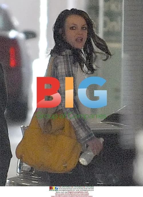 Britney Spears Enters LA Office Building