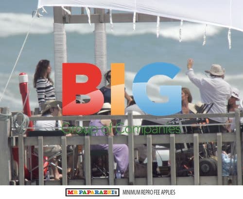 Dannii Minogue and Boyfriend on M&S Shoot